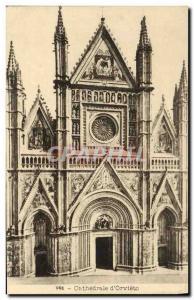 Old Postcard Cathedral of Orvieto