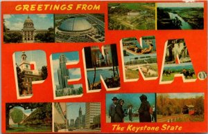 Greetings From Pennsylvania The Keystone State Multi View