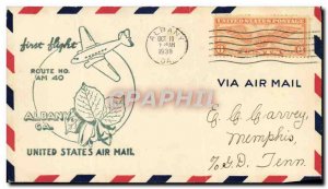 Letter US 1st flight Albany October 10, 1938