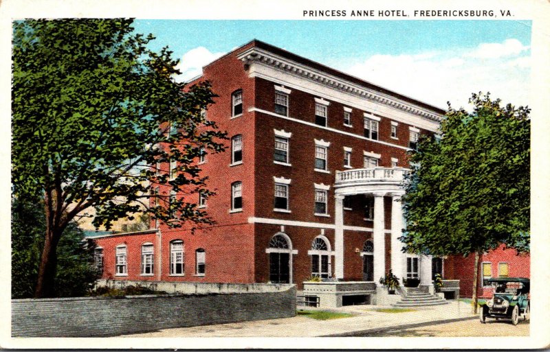 Virginia Fredericksburg Princess Anne Hotel Curteich