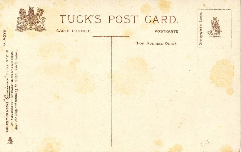 Gladys     Artist: A. Asti    (Tuck)