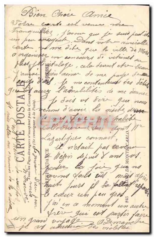 Postcard Old Casino MGM Around the wheel