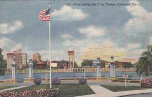 Florida Lakeland View Overlooking The Civic Center 1949 Curteich