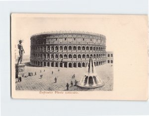 Postcard Anfiteatro Flavio restantato Rome Italy