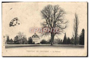 Old Postcard Chateau De Cheverny The Lawn