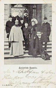 KAISERLICHE FAMILIE OF GERMANY~1905 ROYALTY POSTCARD