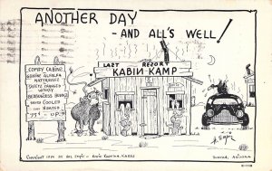 Hal Empie, Humor,  Another Day and All's Well , Duncan AZ   Old Post Card