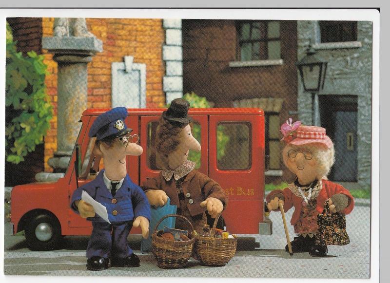 Postman Pat - Mrs Hubbard & Granny Dryden Get A Lift Postcard, Unposted 