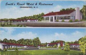 North Carolina Greensboro Smiths Ranch Motel & Restaurant