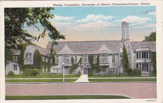 Illinois Champaign Urbana Wesley Foundation University Of Illinois 1949