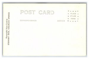 Green Mountain Falls Colorado RPPC Postcard Water Fall