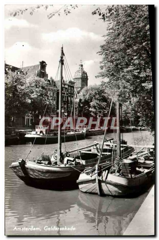 Postcard Modern Amsterdam Geldersekade Charter