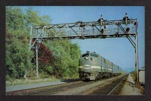 NY NEW YORK Central Railroad Train LITTLE FALLS PC