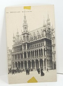 Maison du Roi Bruxelles Brussels Belgium Vintage Postcard