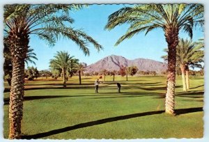 PHOENIX, Arizona AZ ~ Golfers ARIZONA COUNTRY CLUB ca 1970s -  4x6 Postcard