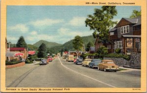 Tennessee Gatlinburg Main Street Curteich