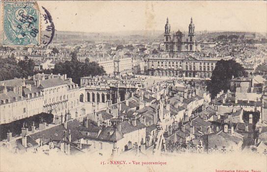 France Nancy Vue panoramique 1908