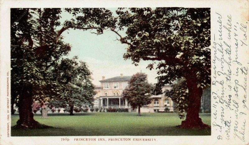 Princeton Inn, Princeton, N.J., 1903 Postcard, Used, Detroit Photographic Co.