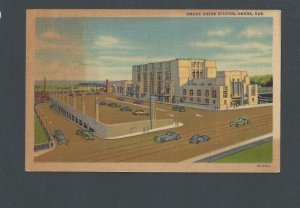 Ca 1932 Post Card Omaha NE Omaha Nebraska Union Station Built 1929