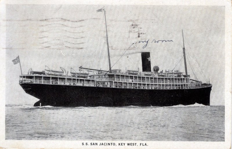 [ Blackland White ] US Florida Key West - S.S. San Jacinto