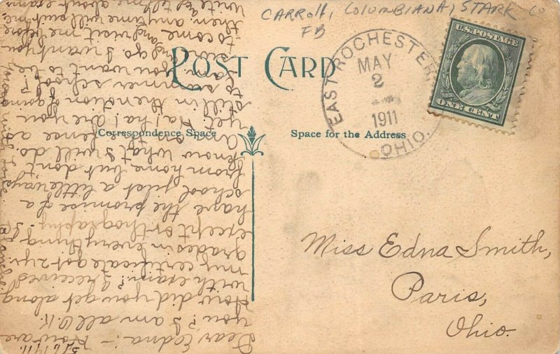 LPS72 Minerva Ohio Jackson Hotel Postcard