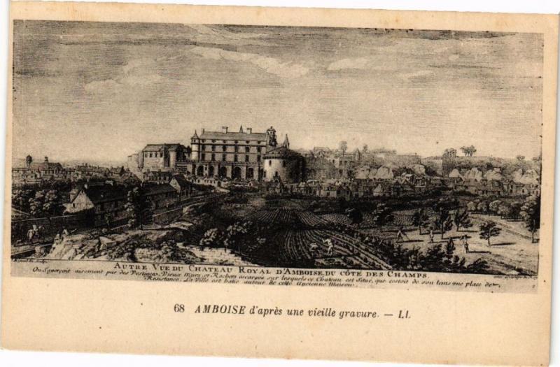 CPA AMBOISE d'apres une vieille gravure (229259)