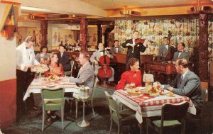 CHICAGO, IL Illinois  SWISS CHALET  Diners~Waiter~Band  BISMARCK HOTEL  Postcard