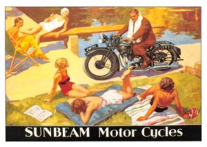 Gloucester, UK England SUNBEAM MOTOR CYCLES Motorcycle  OVERSIZE Modern Postcard