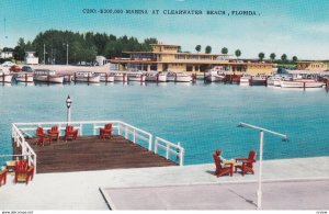 CLEARWATER, Florida,1950-1960s; $300,000 Marina at Beach