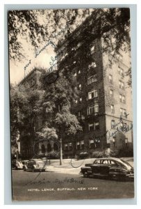 Vintage 1941 Advertising Photo Postcard Hotel Lenox Buffalo New York