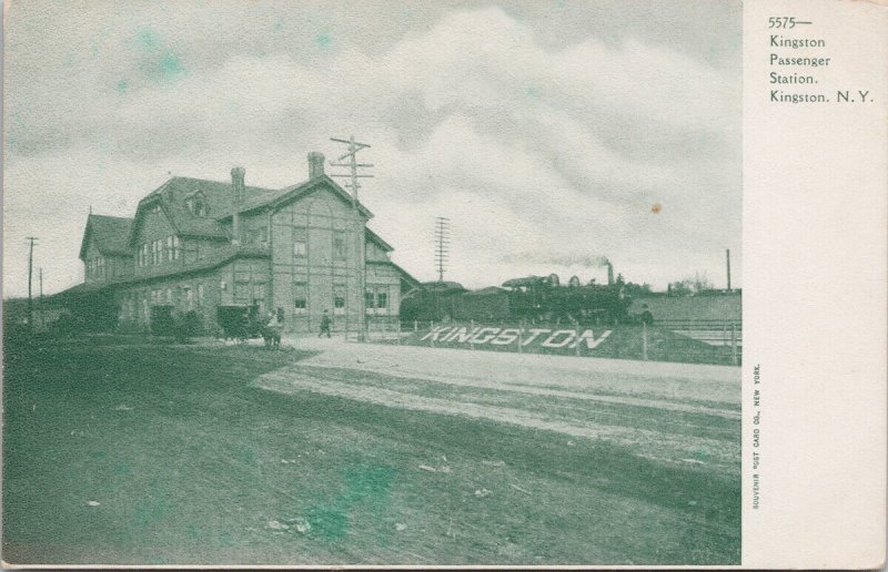 Kingston NY Kingston Passenger Train Station Depot New York Unused Postcard G89