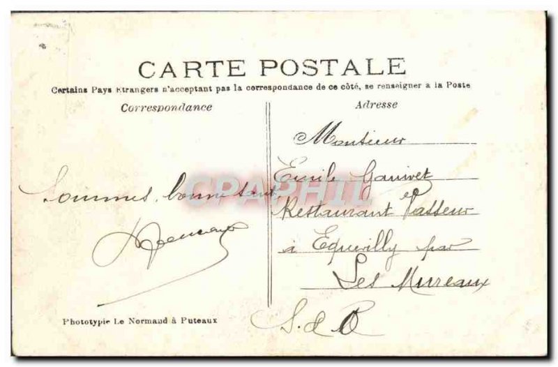 Old Postcard Rueil Park Mamaison Temple of & # 39amour