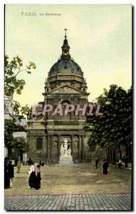 Old Postcard Paris Sorbonne (TOILEE map)