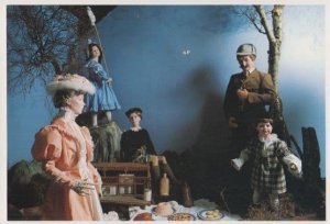 Highland Picnic at Sutherland 1890 Victorian Toy Doll Waxwork Display Postcard