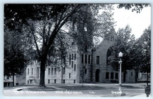 RPPC  MT. VERNON, Iowa IA ~ M.E. CHURCH ca 1950s Linn County Postcard