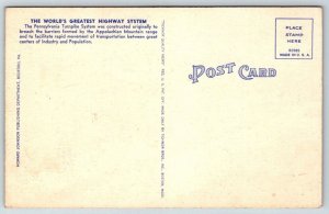 Cumberland County  Penn Turnpike  Pennsylvania   Postcard