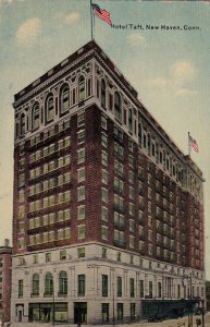 Postcard Hotel Taft New Haven CT 1912