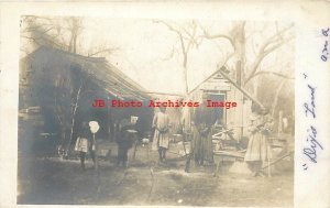 Black Americana, RPPC, Family Home in Smithville, Dixie Land, Photo