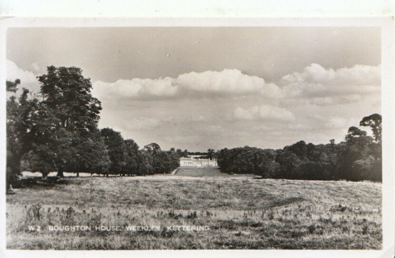 Northamptonshire Postcard - Boughton House - Weekley - Kettering - RP - 21209A