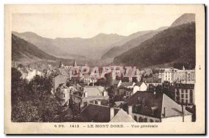 Old Postcard Le Mont Dore Vue Generale