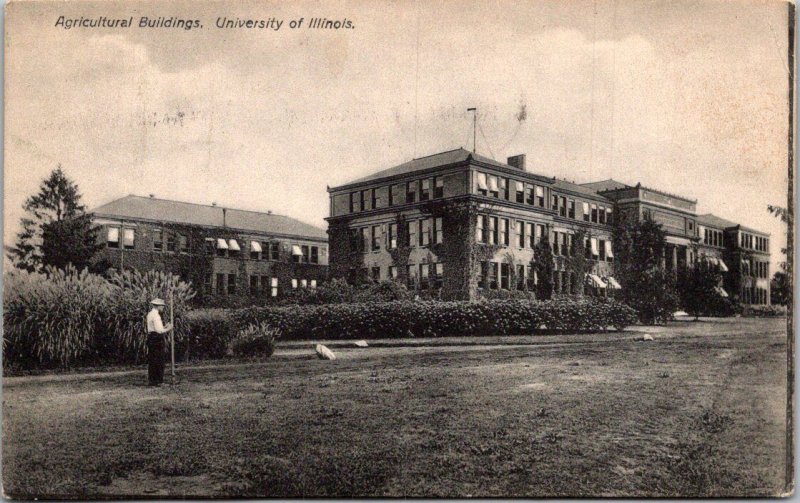 Illinois Champaign Agricultural Buildings University Of Illinois 1909