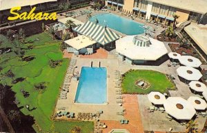 Las Vegas Nevada Sahara Hotel Swimming Pool Vintage Postcard AA41787