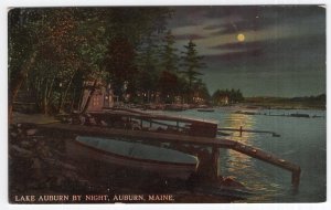 Auburn, Maine, Lake Auburn By Night