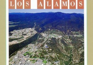 NEW MEXICO: Los Alamos City Aerial View