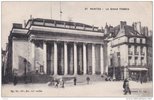 NANTES, Loire Atlantique, France, 1900-1910's; Le Grand Theatre