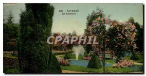 Old Postcard Saverne The Rose Garden