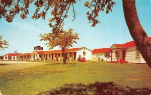 THOMPSON TOWNSHIP, MI Michigan  AL-O-RAY MOTEL Roadside SCHOOLCRAFT CO Postcard