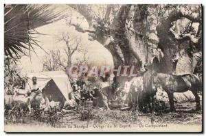 Old Postcard Senegal Mission Congregation of the Holy Spirit A Camp Senegal