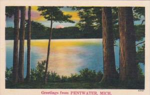 Michigan Greetings From Pentwater