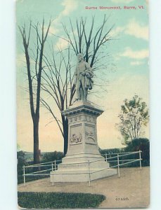 Divided-back MONUMENT SCENE Barre Vermont VT AE7917